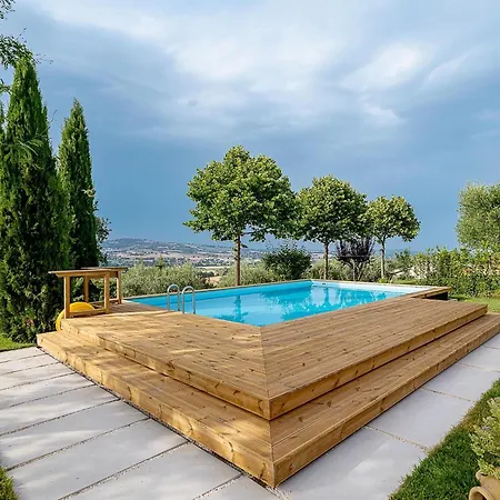 Villa Modern House With Pool Overlooking Hills